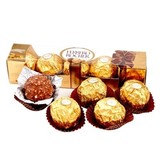意大利进口 Ferrero Rocher费列罗榛果威化巧克力5粒装62.5g