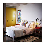 IKEA 汉尼斯 实木床架  含床板 多色多尺寸 成都宜家家居正品代购