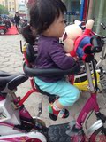 电动车自行车前置座椅 宝宝座椅安全舒适带折叠电单车前置全围