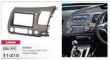 本田思域Sedan2007-11右驾汽车载CD音响DVD导航改装面框主机面板