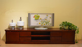 泰德木业实木电视柜现代中式电视柜2.4米客厅柜地柜矮柜限时包邮