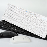 蓝牙无线鼠标键盘套装小家用台式静音超薄笔记本无线键鼠套装黑白