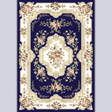 锦川 加厚密美式欧式中式古典客厅茶几卧室床尾 剪花8色地毯