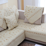 韩式全棉沙发垫布艺时尚沙发坐垫防滑皮沙发套家居全盖沙发巾包邮