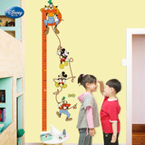 米奇卡通身高墙贴 儿童房宝宝身高尺卧室测量身高贴可移除墙贴纸