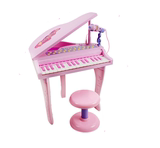 多功能儿童电子琴玩具可充电36岁宝宝早教钢琴小孩乐器带麦克风0