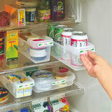 日本进口 冰箱收纳整理筐 冷冻冷藏食物保鲜盒收纳盒厨房收纳用品