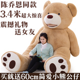 毛绒玩具熊巨型泰迪熊巨大美国大熊布娃娃公仔抱抱熊生日礼物女生