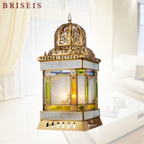BRISEIS玄关过道灯阳台灯衣帽间门厅异域风情阿拉伯风格铜花吊灯