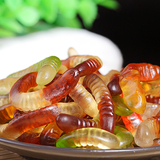 德国工艺QQ软糖可乐虫虫水果味橡皮糖罐装零食小吃200g/盒2份包邮