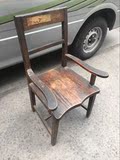 热卖民国老家具 老式扶手椅 古董椅子 老凳子实木椅子 装饰陈设咖
