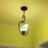 小鸟吊灯单头简欧铁艺灯具创意个性美式玄关灯飘窗阳台衣帽间吧台