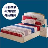 床罩床笠全棉1.8米床单件纯棉外贸1.21.5M防滑席梦思保护套床垫套