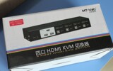 迈拓维矩 MT-2104HL 4口自动USB2.0端口HDMI切换器 配原装KVM线