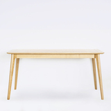 吱音 简藏桌带抽屉中式实木餐桌工作写字台书画案台橡木极美家具