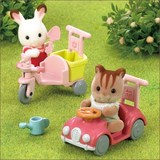 日版森林家族宝宝三轮车(2个）过家家娃娃玩具玩具 仅家具现货