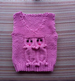 纯手工编织儿童毛衣宝宝小背心奶棉线亲肤型男女宝宝均可穿0-13岁