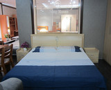 华府时尚 板式床1.8米双人床高箱气动储物床 简约卧室家具可定制