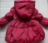 外贸法国原单女童冬款棉衣外套装婴儿童装冬装宝宝棉袄婴幼儿棉服