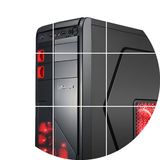 超频科技 AMD A10 7800四核8G游戏四核组装电脑办公主机DIY组装机