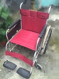 日本三贵MIKI 手动轮椅车 轻便航钛铝合金老年轮椅折叠
