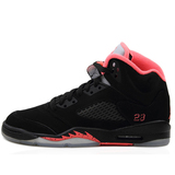 香港公司货AJ5黑粉乔丹5代篮球鞋Jordan高帮gs女鞋代购440892-001