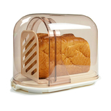 日本进口珍珠生活 面包盒吐司切片防尘面包收纳盒保鲜盒切面包器