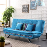 小户型多功能沙发床可折叠1.5/1.2米单双人麻/绒布可拆洗懒人沙发