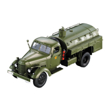 世纪龙 1:43 解放CA10B/DD400Y军用版油罐车 精装版 树脂汽车模型