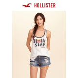 Hollister 2016女装夏款工字背图案运动背心 女 125778