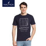 nautica/诺帝卡男装2015夏季时尚短袖圆领T恤 V52970S