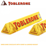 瑞士进口零食TOBLERONE三角牛奶蜂蜜巧克力100g/条