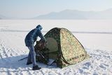 1.7米冰钓冬钓加厚棉自动帐篷半底垂钓鱼迷彩免搭建打猎帐蓬包邮