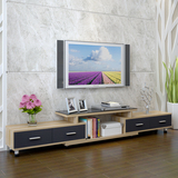 钢化玻璃电视柜简约现代组合时尚伸缩欧式电视机柜客厅