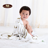 良良婴幼儿生态竹纺方浴巾 LLH09-1 竹纤维毛巾宝宝方浴巾洗澡巾