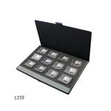 12片tf卡装内存卡盒子 手机卡盒 micro sd 卡盒 收纳盒铝合金材质