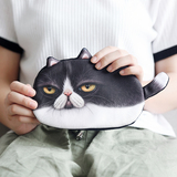 猫尾巴系列3d印花笔袋★可爱猫咪文具袋 铅笔袋 收纳袋 化妆包