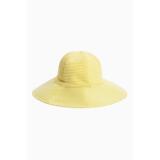 英国代购NEXT2016新款正品女童 漂亮黄色大檐遮阳帽