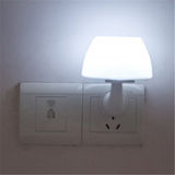 睡眠床头插电感应灯壁灯LED智能光控蘑菇小夜灯 黄色