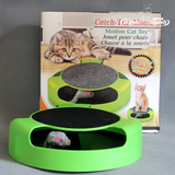 猫咪益智游乐盘电动猫台玩具宠物游乐盘塑料无影鼠娱乐猫转盘包邮