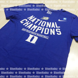 国内现货 Nike NCAA 大学篮球 蓝魔 杜克 2015总冠军 官方短袖T恤