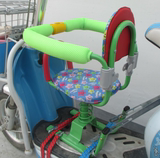 dx电动车儿童前置座椅新款踏板车宝宝安全座椅全包围可调节