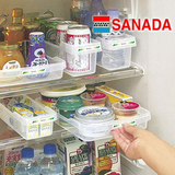 日本制造进口 食物冷藏收纳盒 冰箱透明收纳筐 饮料食品整理盒