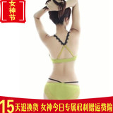 韩国夏lalingerie女士性感蕾丝文胸套装前扣美背聚拢薄款内衣胸罩