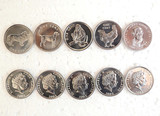【大洋洲】全新 库克群岛硬币5枚大全套纪念币