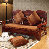 定做加厚实木沙发垫可拆洗红木连体组合保暖坐垫联邦椅垫四季通用