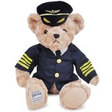 机长飞行员制服泰迪熊布偶毛绒玩具穿衣服熊公仔娃娃女生生日礼品