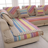 四季沙发垫布艺全棉防滑坐垫欧式实木简约现代沙发巾沙发垫子组合