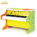 橙爱儿童木质小钢琴25键仿真可弹奏 宝宝木制早教电子琴音乐玩具
