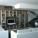 领誉跨界 电视柜茶几组合背景墙柜 简约现代家具活动旋转角度背板
